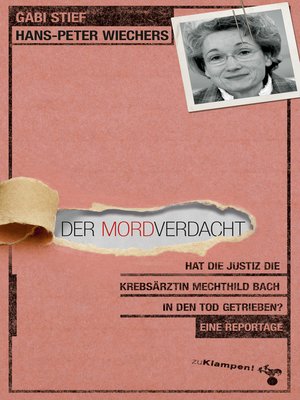 cover image of Der Mordverdacht